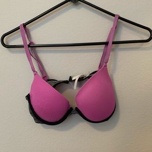 Pink bra
